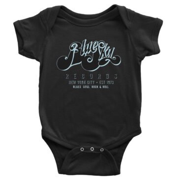Blue Sky Records Baby Onesie - Black