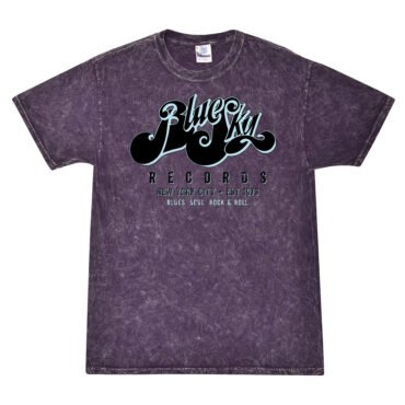 Blue Sky Records Mineral Wash Shirt - Purple - Purple