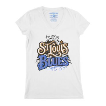 Got The St Louis Blues V-Neck T Shirt - Women's - White