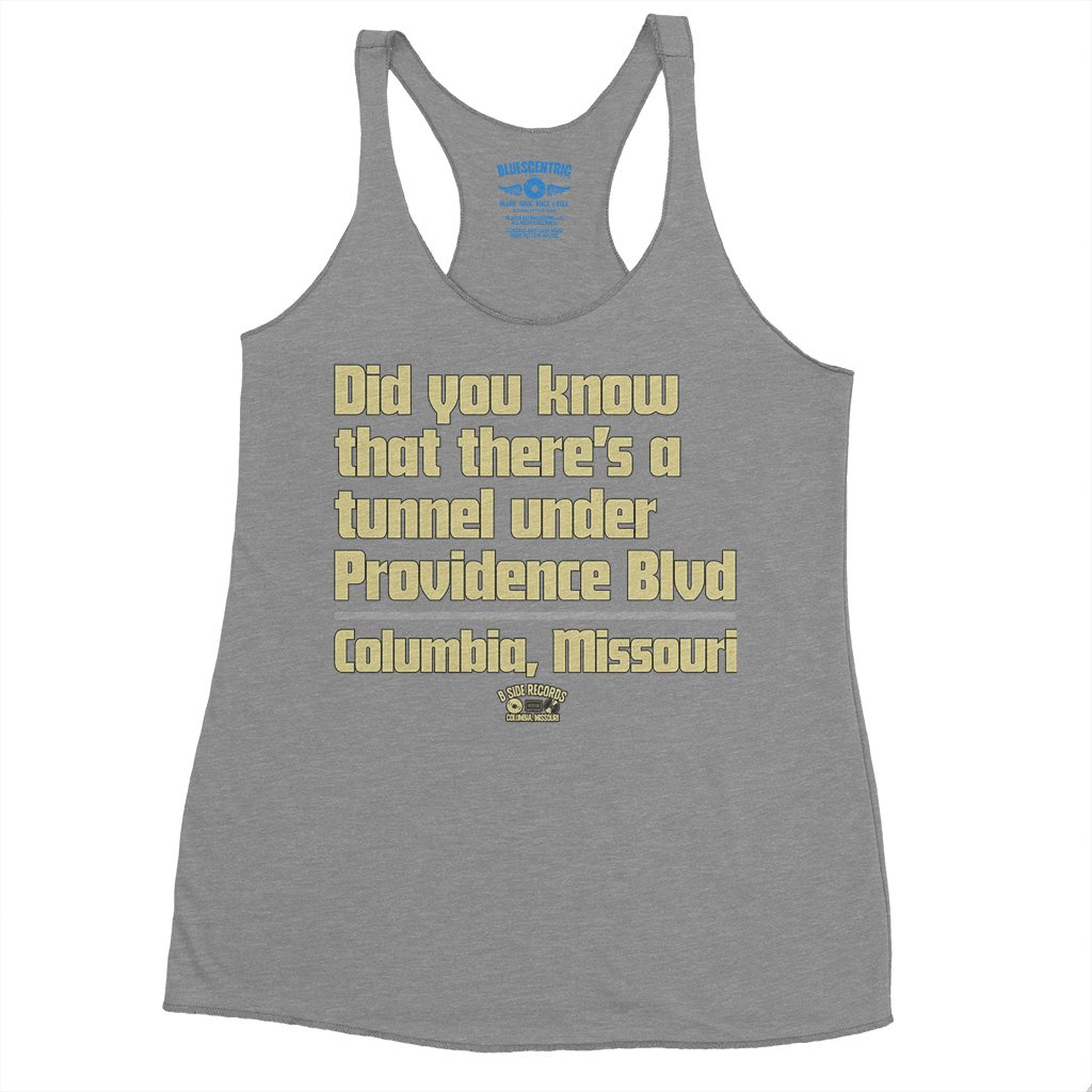Tunnel Under Providence Blvd Columbia Mo Racerback Tank - Women's - Premium Heather