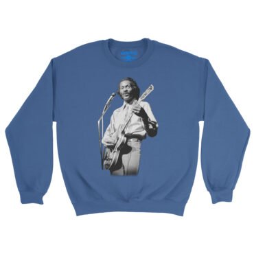 Chuck Berry Photo Crewneck Sweatshirt - Royal