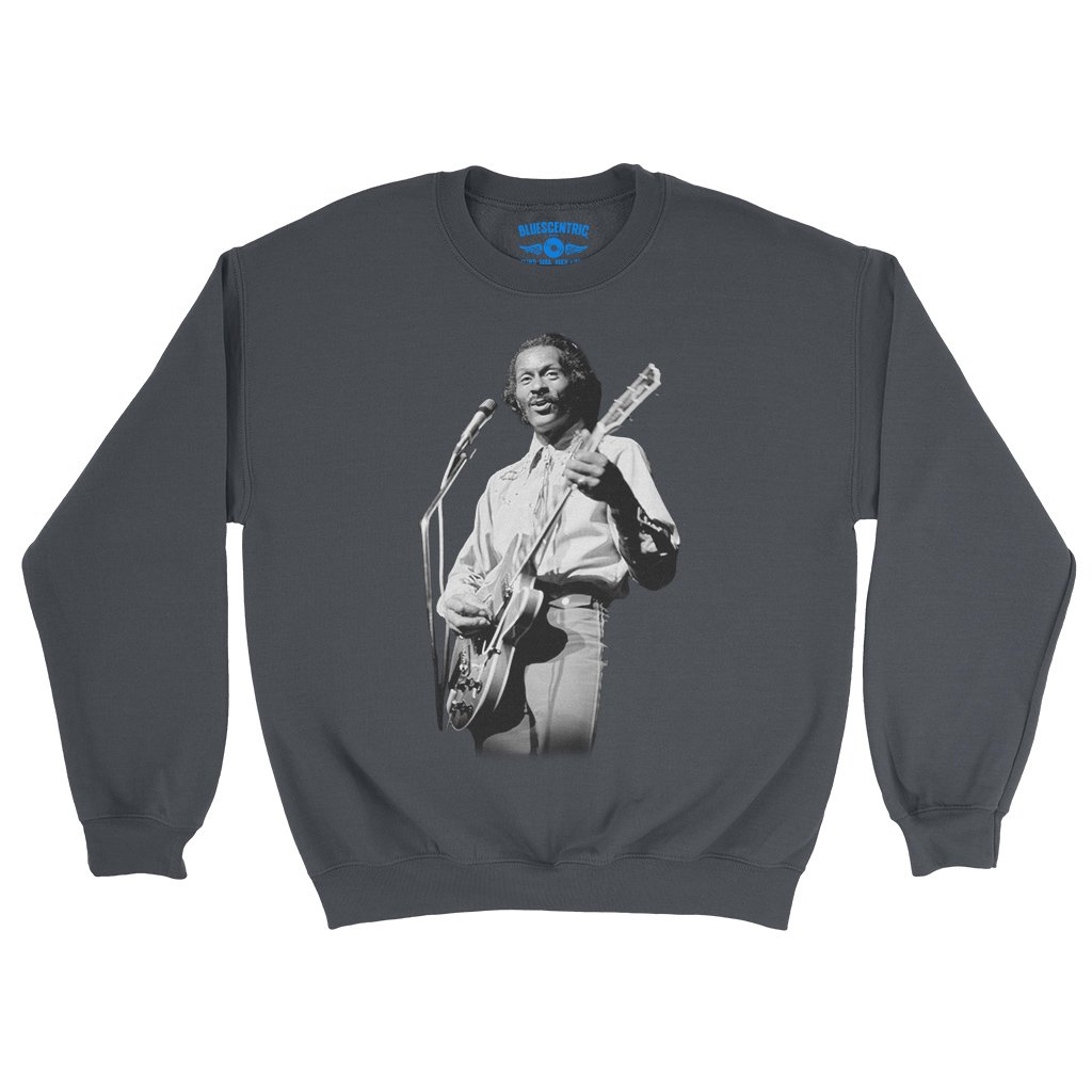 Chuck Berry Photo Crewneck Sweatshirt - Navy
