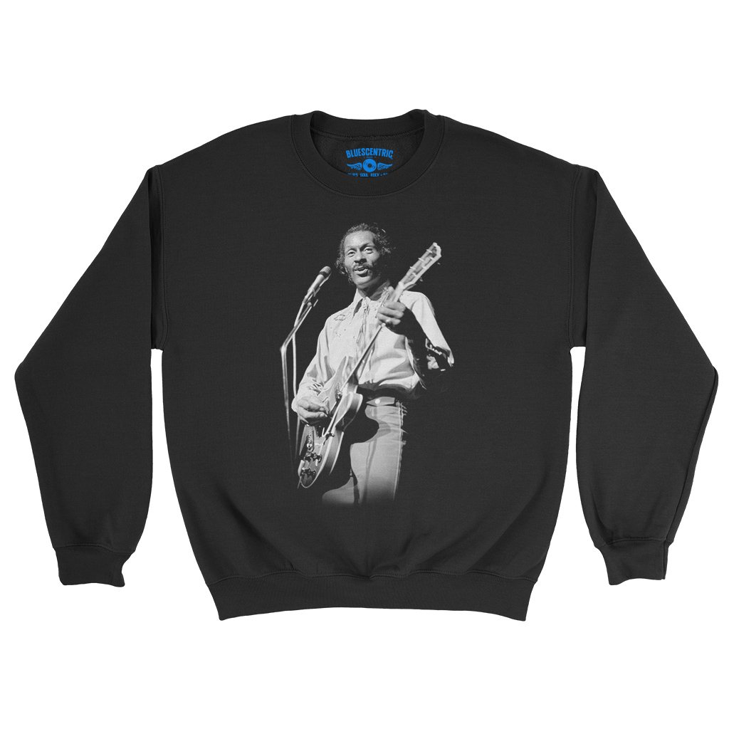 Chuck Berry Photo Crewneck Sweatshirt - Black