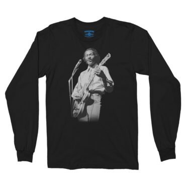 Chuck Berry Photo Long Sleeve T-Shirt - Black