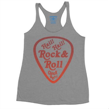 Hail! Hail! Rock n Roll! Chuck Berry Racerback Tank - Women's - Premium Heather