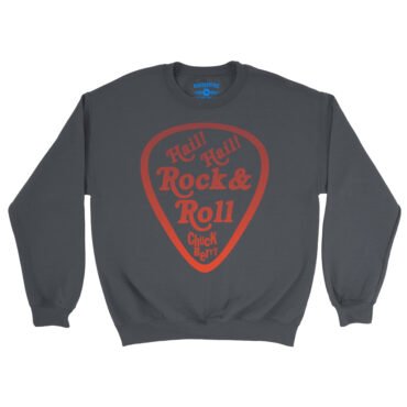 Hail! Hail! Rock n Roll! Chuck Berry Crewneck Sweatshirt - Navy