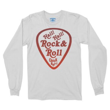 Hail! Hail! Rock n Roll! Chuck Berry Long Sleeve T-Shirt - White