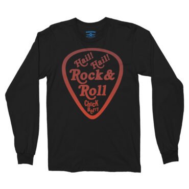 Hail! Hail! Rock n Roll! Chuck Berry Long Sleeve T-Shirt - Black