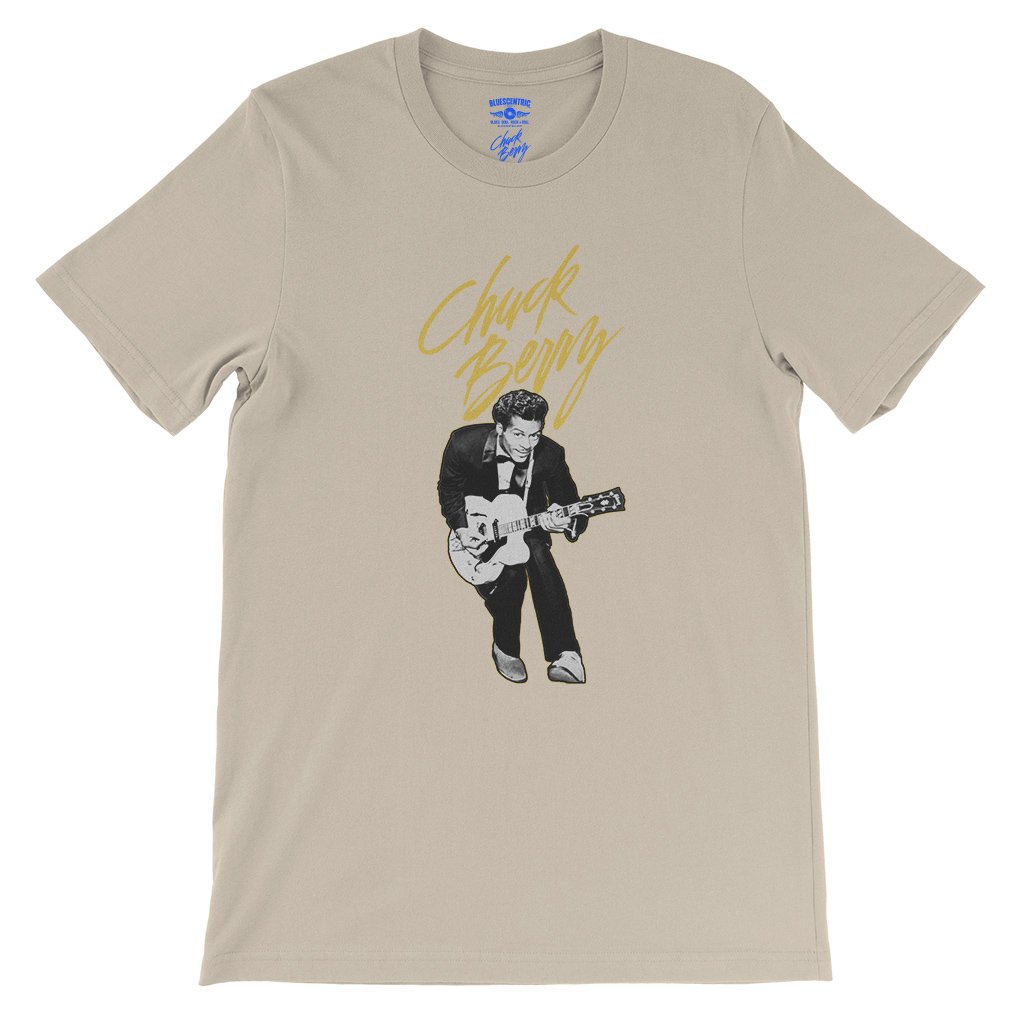 Chuck Berry Duck Walking T-Shirt - Lightweight Vintage Style - Soft Cream