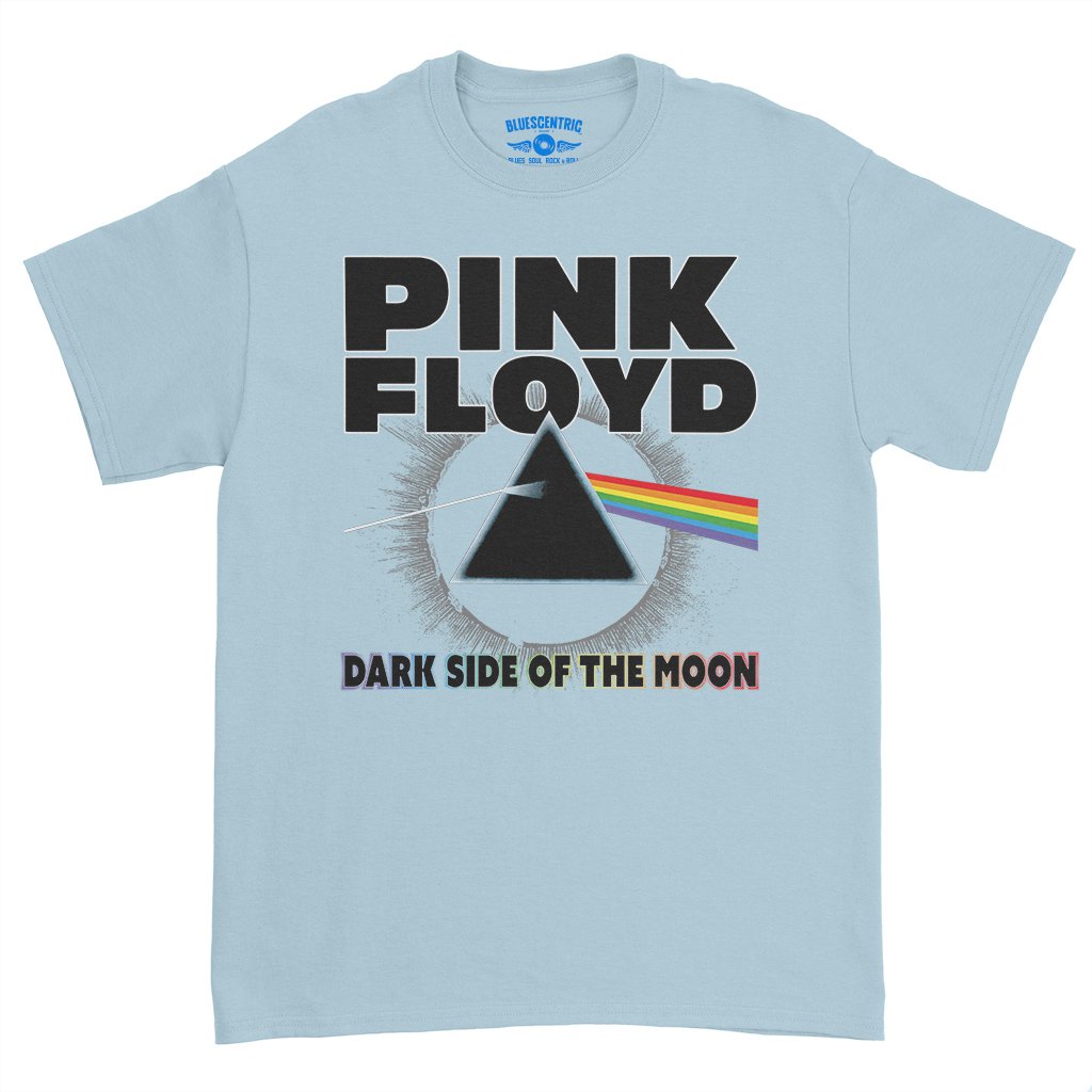 Pink Floyd Dark Side of the Moon T-Shirt - Heavy Cotton - Light Blue