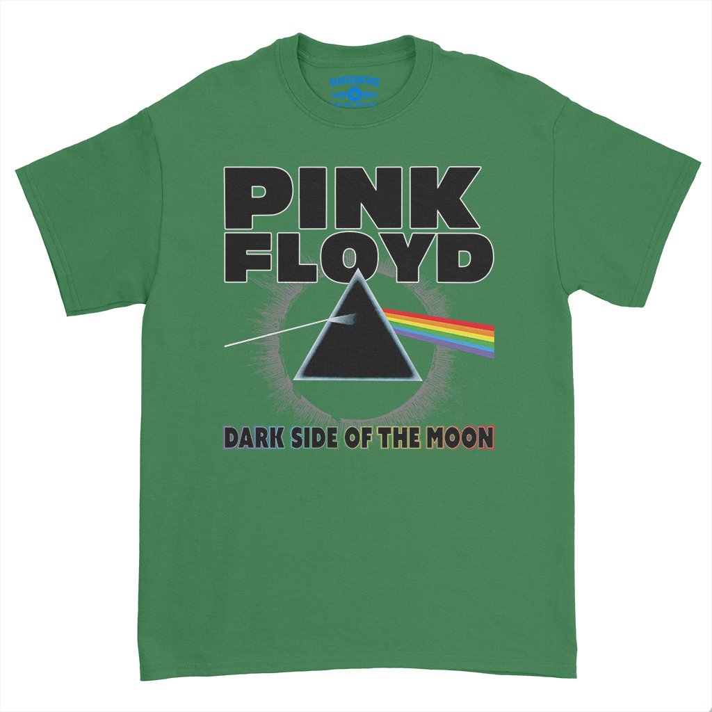 Pink Floyd Dark Side of the Moon T-Shirt - Heavy Cotton - Kelly