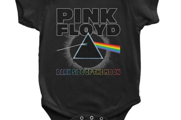 Pink Floyd Dark Side of the Moon Baby Onesie - Black