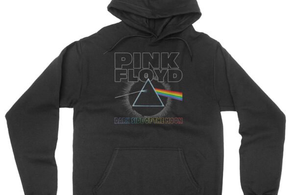 Pink Floyd Dark Side of the Moon Hooded Pullover Jacket - Black