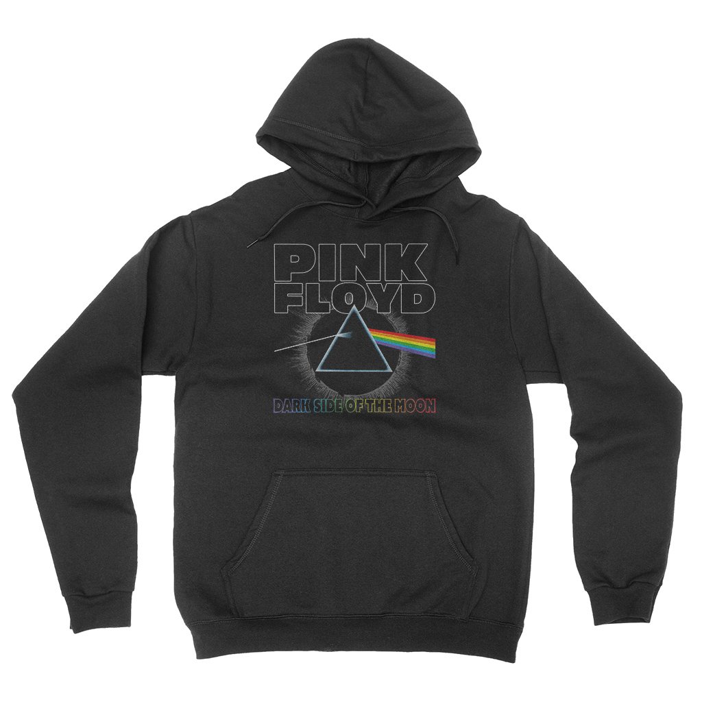 Pink Floyd Dark Side of the Moon Hooded Pullover Jacket - Black