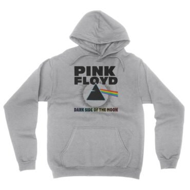 Pink Floyd Dark Side of the Moon Hooded Pullover Jacket - Ash