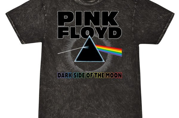 Pink Floyd Dark Side of the Moon Mineral Wash Shirt - Black - Black