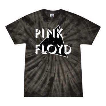 Pink Floyd in Space Tie-Dye T-Shirt - Black - Black