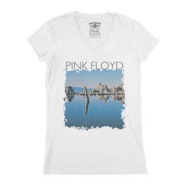 Pink Floyd WYWH Diver V-Neck T Shirt - Women's - White