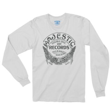 Majestic Records Gold Eagle Long Sleeve T-Shirt - White