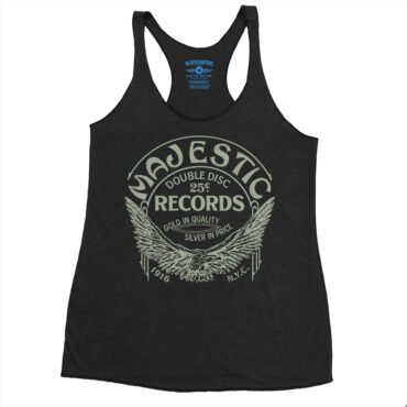 Majestic Records Gold Eagle Racerback Tank - Women's - Black