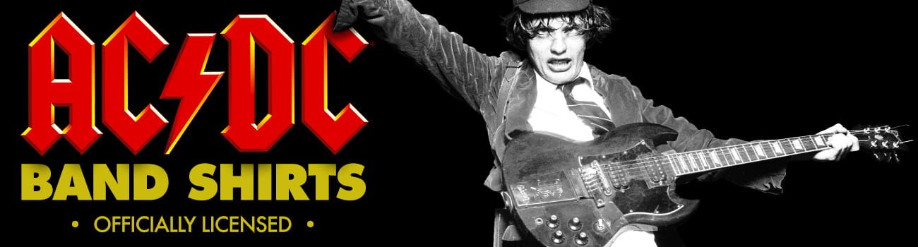 AC DC T Shirts and Band Shirts | Official AC/DC Shirts
