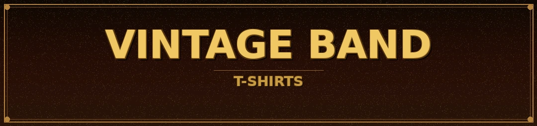 Vintage band tshirts header