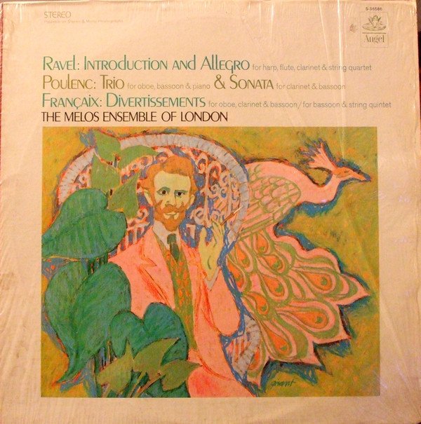 Maurice Ravel, Francis Poulenc, Jean Françaix, Melos Ensemble Of London-0