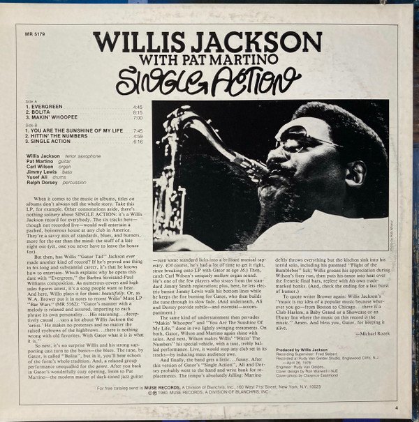 Willis Jackson With Pat Martino-1