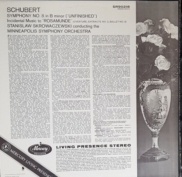 Franz Schubert, Stanislaw Skrowaczewski, Minneapolis Symphony Orchestra-1