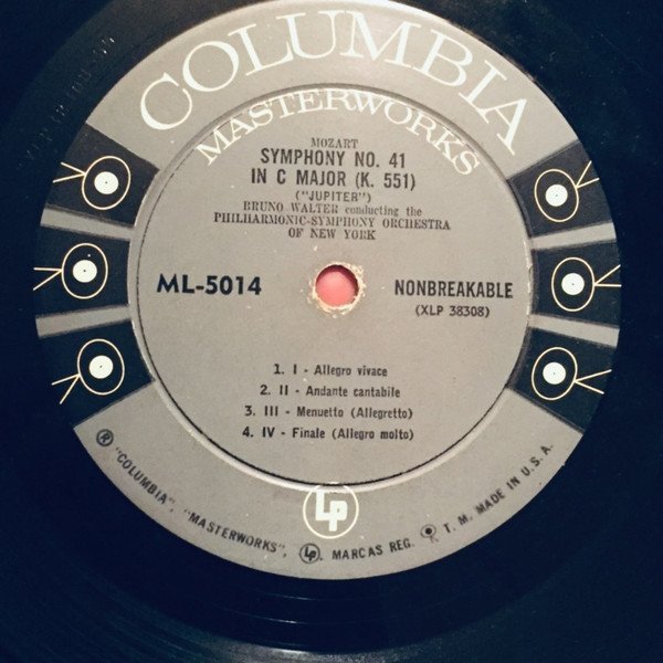 Bruno Walter, Philharmonic-Symphony Orchestra Of New York, Wolfgang Amadeus Mozart-2