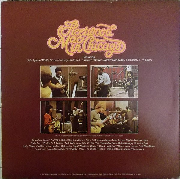 Fleetwood Mac Featuring: Otis Spann / Willie Dixon / Shakey Horton* / J.T. Brown / Guitar Buddy* / Honey Boy Edwards* / S.P. Leary-1