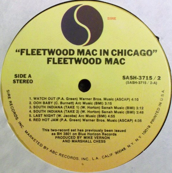 Fleetwood Mac Featuring: Otis Spann / Willie Dixon / Shakey Horton* / J.T. Brown / Guitar Buddy* / Honey Boy Edwards* / S.P. Leary-4