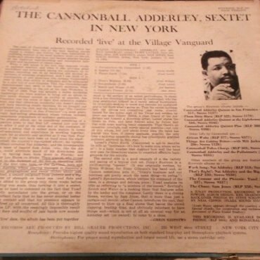 Cannonball Adderley Sextet-1