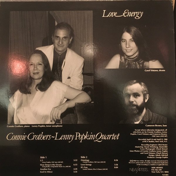 Connie Crothers - Lenny Popkin Quartet-1