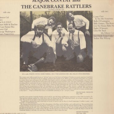 Major Contay & The Canebrake Rattlers-1