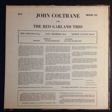 John Coltrane With The Red Garland Trio-1