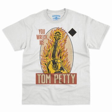 Tom Petty You Wreck Me T-Shirt - Men's Big & Tall - White