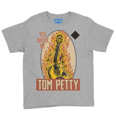 Tom Petty You Wreck Me Youth T-Shirt - Lightweight Children & Toddlers - Athletic Heather