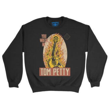 Tom Petty You Wreck Me Crewneck Sweatshirt - Black