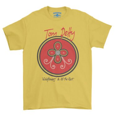 Tom Petty Wildflowers Logo T-Shirt - Heavy Cotton - Daisy