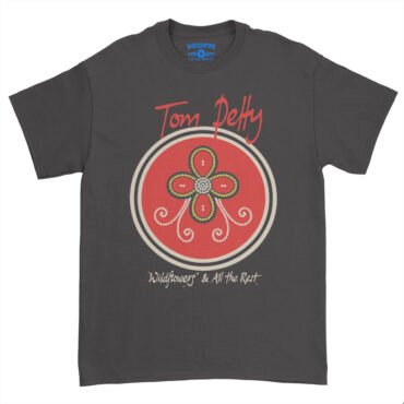 Tom Petty Wildflowers Logo T-Shirt - Heavy Cotton - Black
