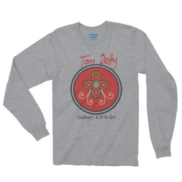 Tom Petty Wildflowers Logo Long Sleeve T-Shirt - Sport Grey