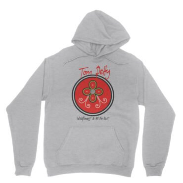 Tom Petty Wildflowers Logo Hooded Pullover Jacket - Ash