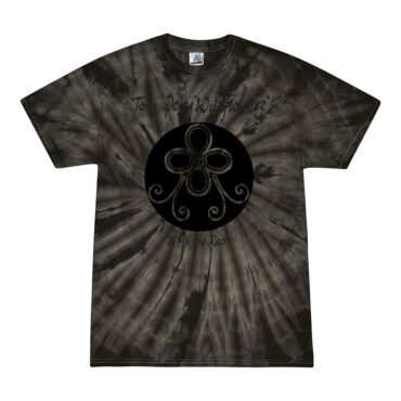 Tom Petty Black Wildflowers Logo Tie-Dye T-Shirt - Black - 5XL