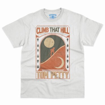 Tom Petty Climb That Hill T-Shirt - Men's Big & Tall - White