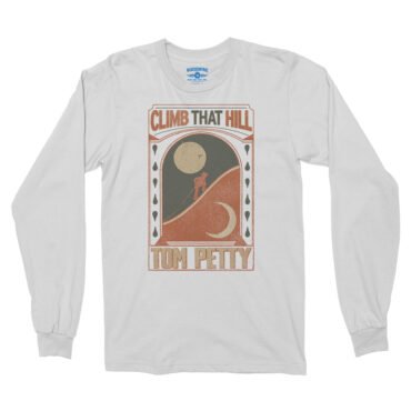 Tom Petty Climb That Hill Long Sleeve T-Shirt - White