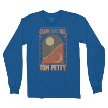 Tom Petty Climb That Hill Long Sleeve T-Shirt - Royal