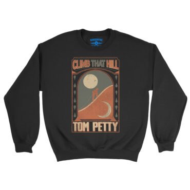 Tom Petty Climb That Hill Crewneck Sweatshirt - Black