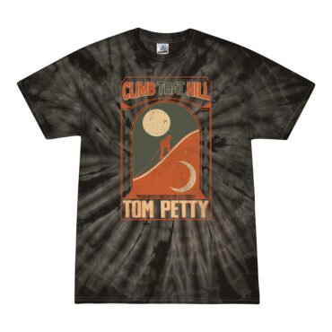 Tom Petty Climb That Hill Tie-Dye T-Shirt - Black - 5XL