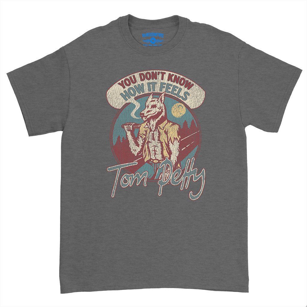Tom Petty How It Feels T-Shirt - Heavy Cotton - Dark Heather